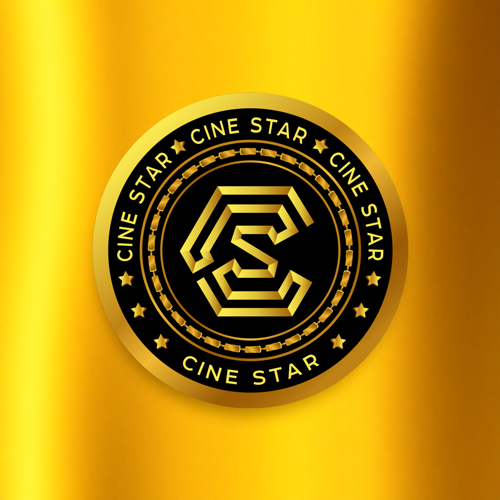 abstract film reel pattern with gold and black gradient, cinematic background